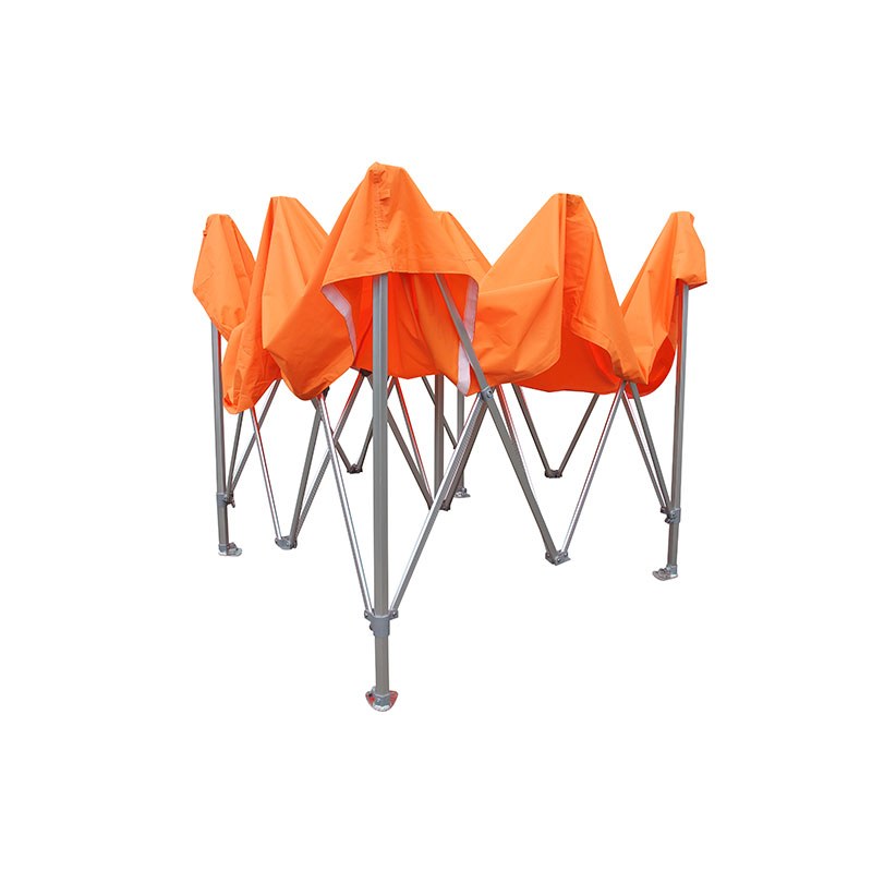 300g polyester PVC pelapis lipat bingkai aluminium gazebo