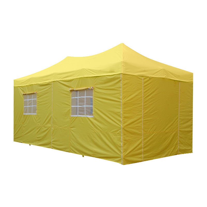 300g polyester PVC pelapis lipat bingkai aluminium gazebo