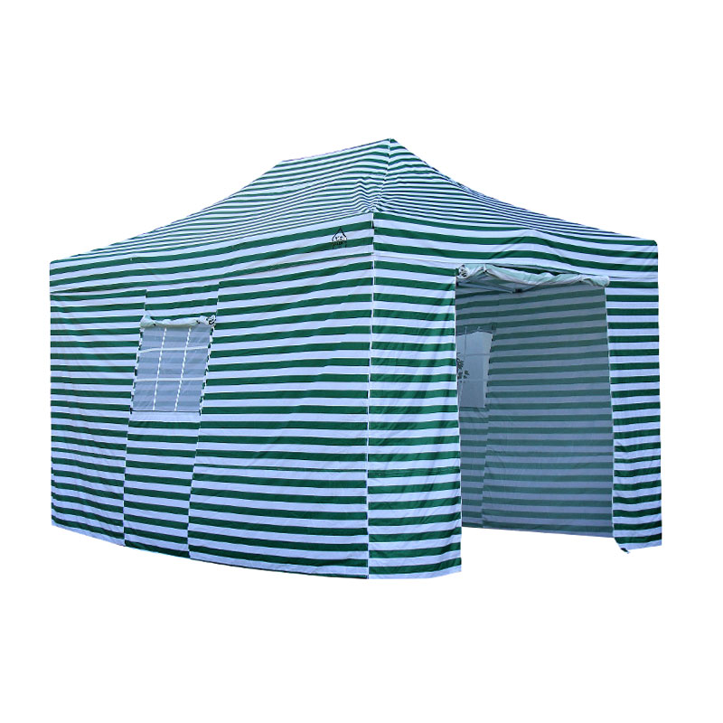 300g polyester PVC pelapis lipat bingkai aluminium gazebo