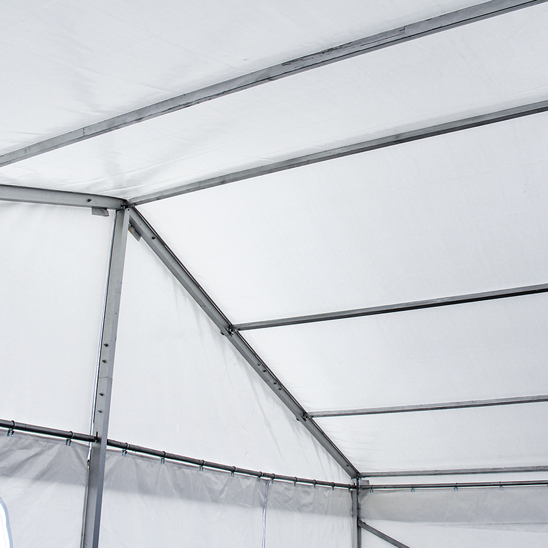 Gazebo White Outdoor Canopy Pesta Pernikahan Tenda 8 Dinding yang Dapat Dilepas