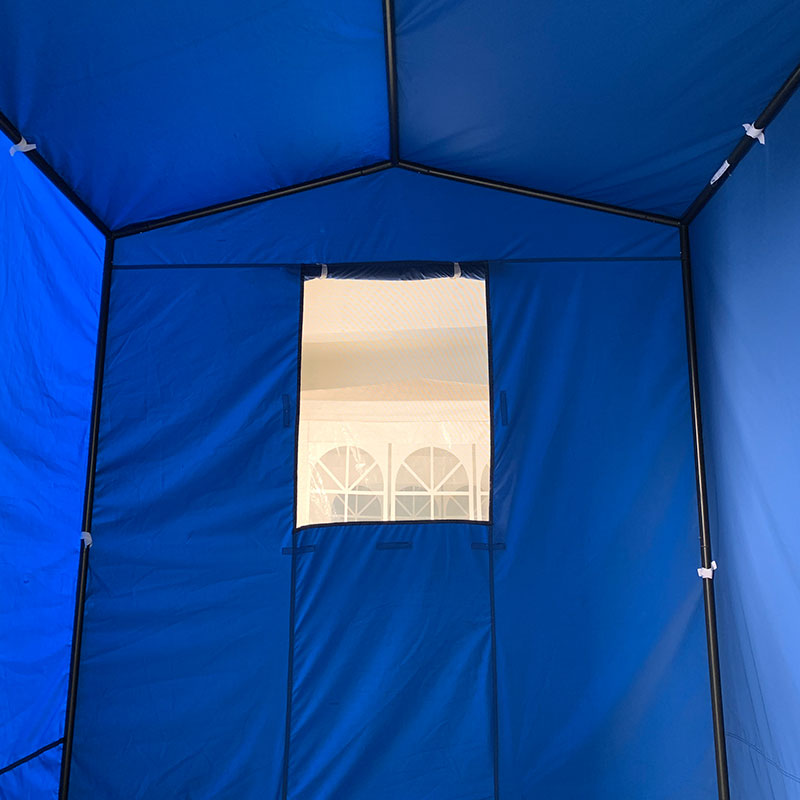 Lipat Tenda Pro Struktur Seri 50mm Aluminium + 4 Sisi Ganda PVC 520g/m² Tarp Untuk Kebutuhan Profesional atau Penggunaan Harian Biru