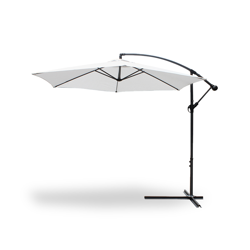 Outdoor Patio 10 'Hanging Umbrella Sun Shade W/T Cross Base